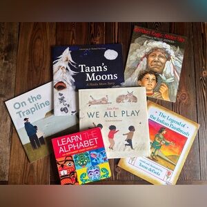 BUNDLE OF BOOKS • 6 indigenous Native American cultural picture books kids lot